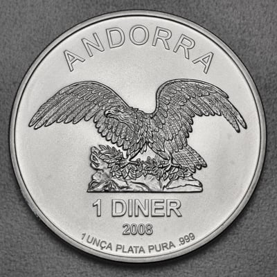 Silbermünze 1oz "Andorra Eagle" verschiedene Jahrgänge diff. (Andorra) - Miniaturansicht 1