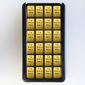 Gold-Box (24x1g Au) "CombiPurse" Edelmetall-Set - Hauptansicht