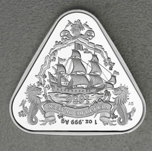 Silbermünze 1oz "Vergulde Draeck" 2020 Shipwrecks 19% (Australien) - Miniaturansicht 2