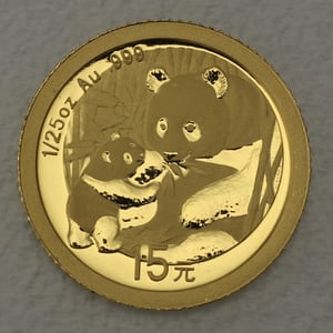 Goldmünze 1/25oz "Panda" 2007 versch. Motive (China) - Miniaturansicht 10
