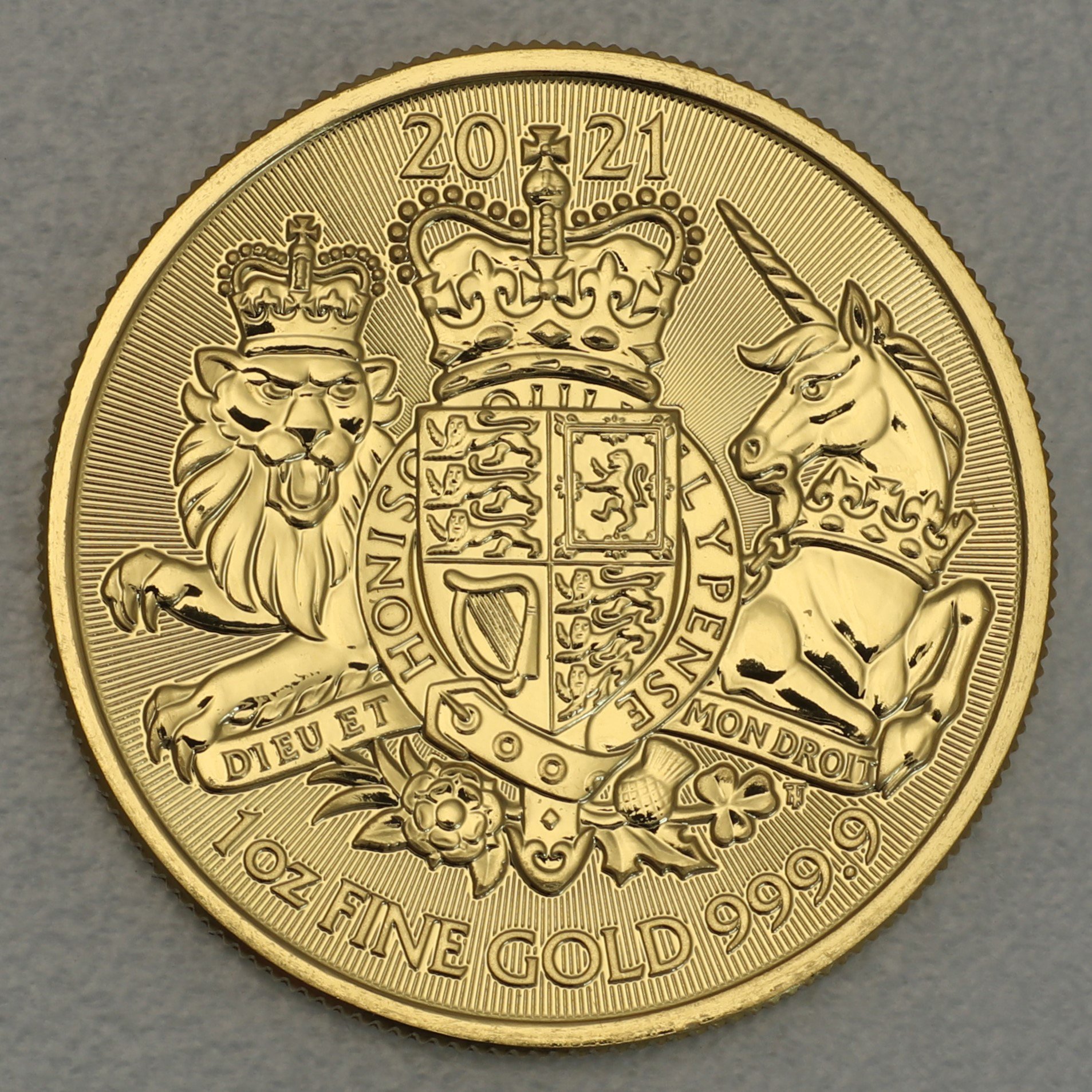 Goldmünze 1oz "The Royal Arms" 2021 (Großbritannien) - Hauptansicht