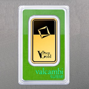 Goldbarren 100g "Green Gold" VALCAMBI (999,9 Au) - Miniaturansicht 2