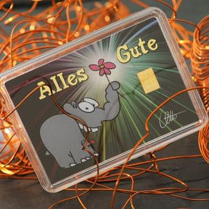 Goldbarren 1g "Ottifant - Alles Gute" (Motivbox) - Miniaturansicht 4