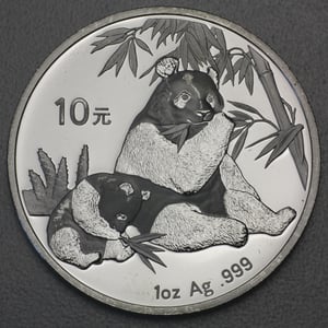 Silbermünze 1oz "Panda" 2007 (China) - Miniaturansicht 1