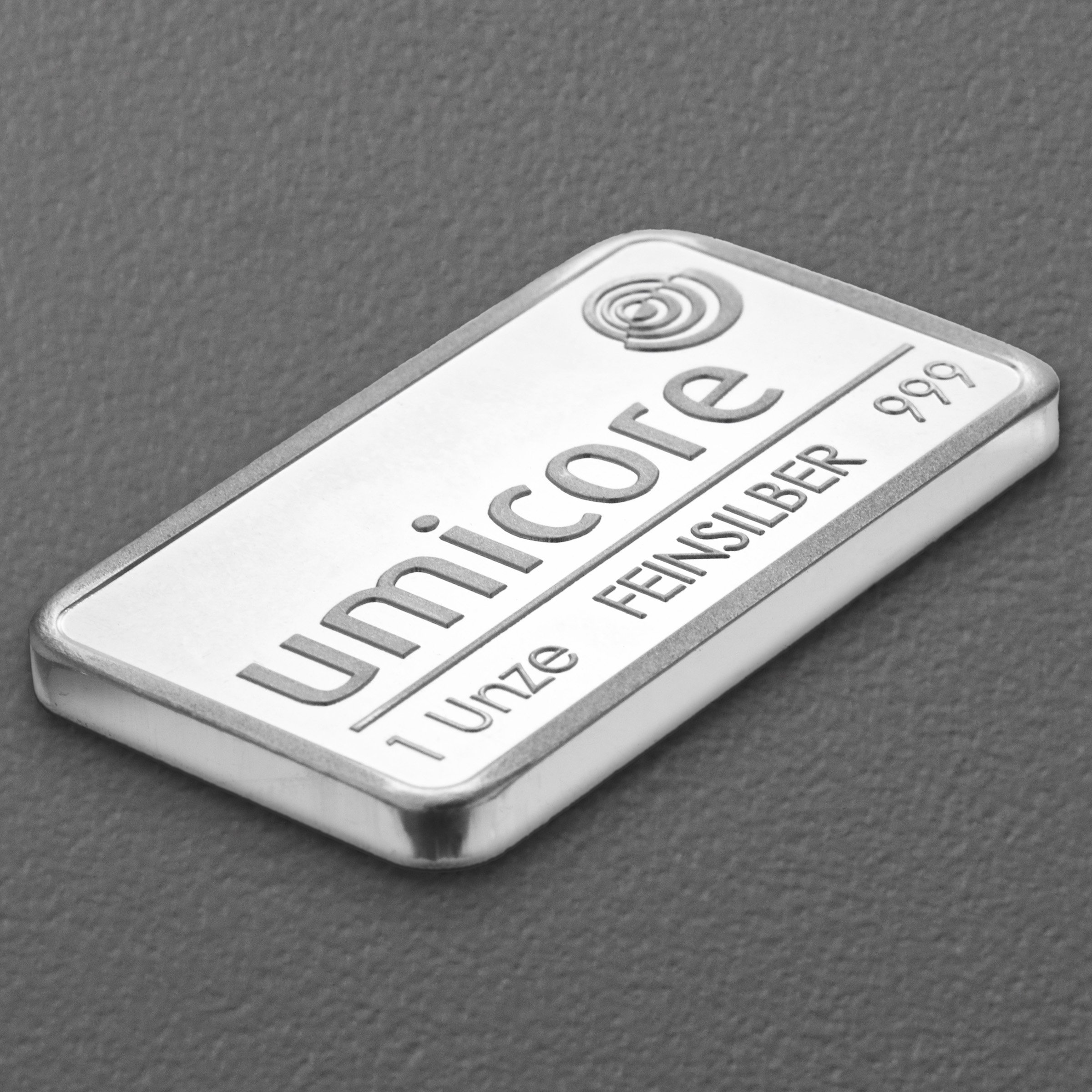 Silberbarren 1oz UMICORE geprägt - Detailansicht 2