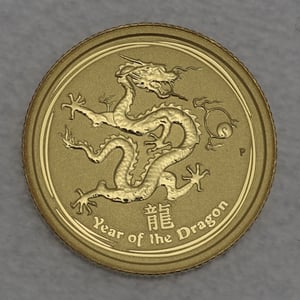 Goldmünze 1/20oz "Drache" 2012 Lunar II – Year of the Dragon (Australien) - Hauptansicht
