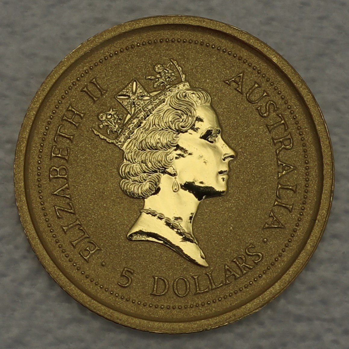 Goldmünze 1/20oz "Känguru" 1997 Australian Nugget (Australien) - Detailansicht 1