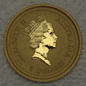 Goldmünze 1/20oz "Känguru" 1997 Australian Nugget (Australien) - Miniaturansicht 2