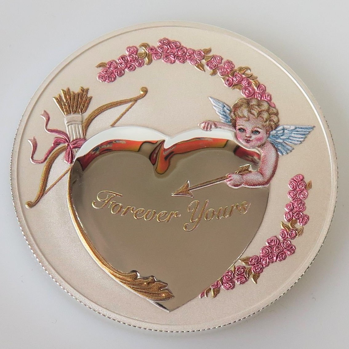 Silbermedaille 1oz "Forever Yours" PAMP - Hauptansicht