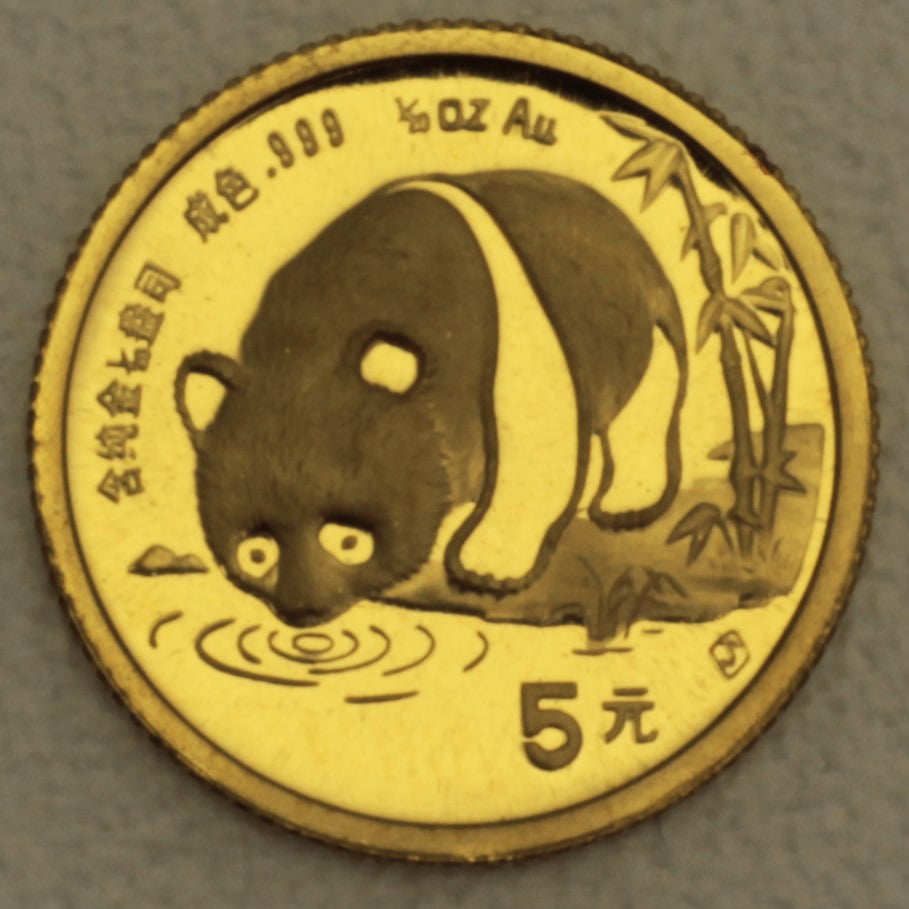 Goldmünze 1/20oz "Panda" 1987 (China) - Hauptansicht