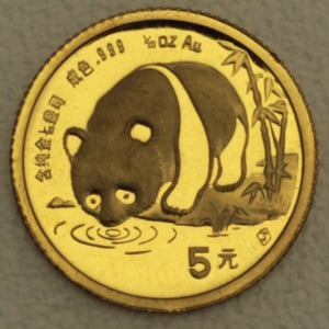 Goldmünze 1/20oz "Panda" 1987 (China) - Hauptansicht