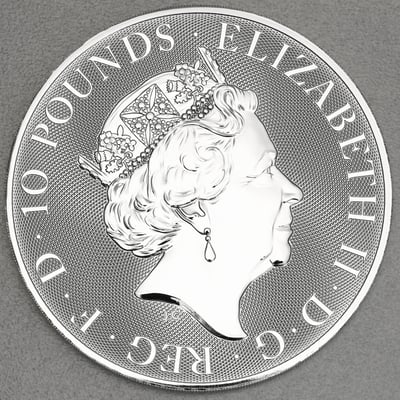 Silbermünze 10oz "Britannia" 2021 (Großbritannien) - Miniaturansicht 2