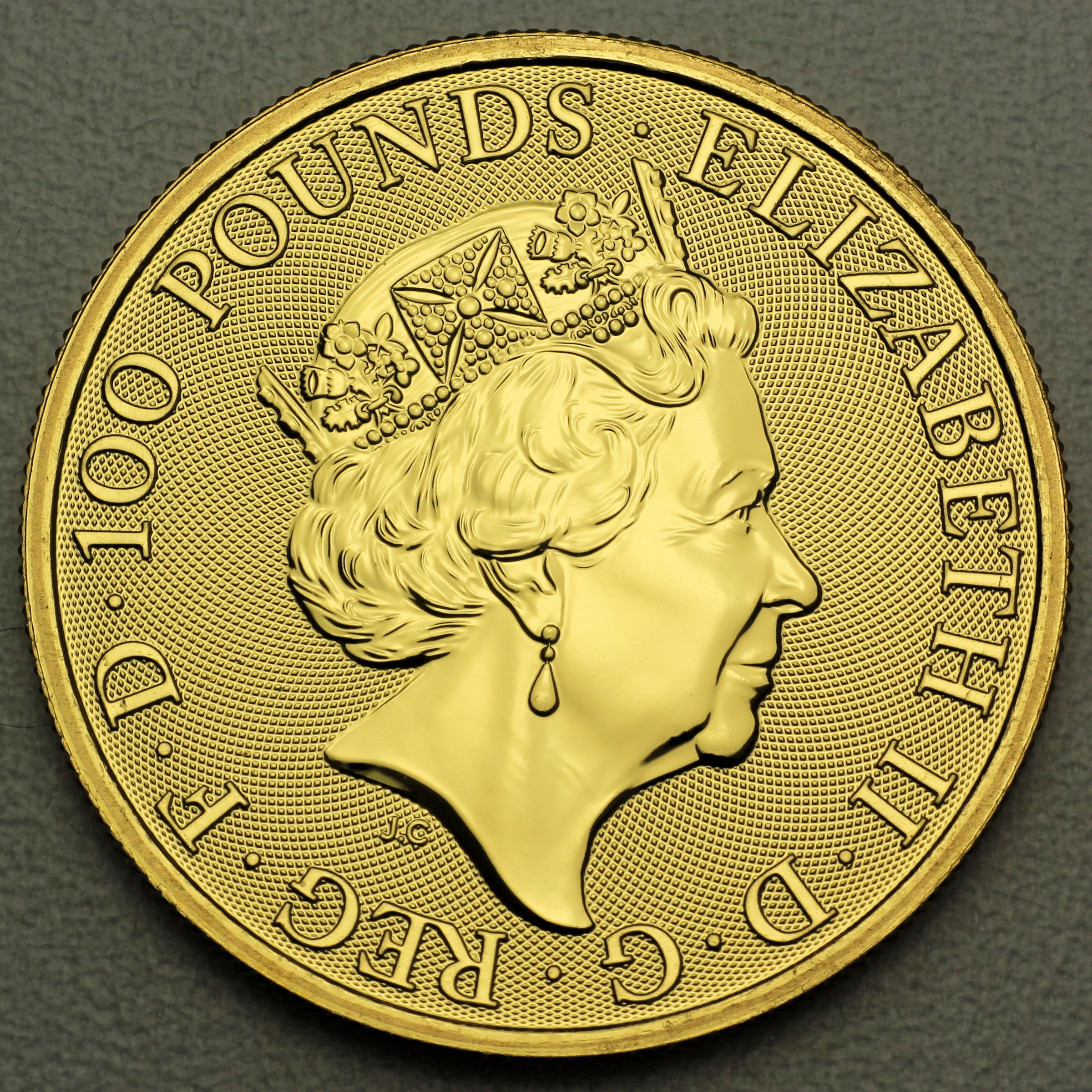 Goldmünze 1oz "Falcon of the Plantagenets" 2019 The Queen s Beasts (Großbritannien) - Detailansicht 1