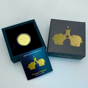 Goldmünze 1oz "Tempus Fugit – Armor Manet" 2021 Ottifanten – Kissing Ottifants (Tuvalu) - Miniaturansicht 5