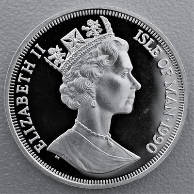 Silbermünze 1oz "NY Alley Cat" 1990 Cats (Isle of Man) - Miniaturansicht 2