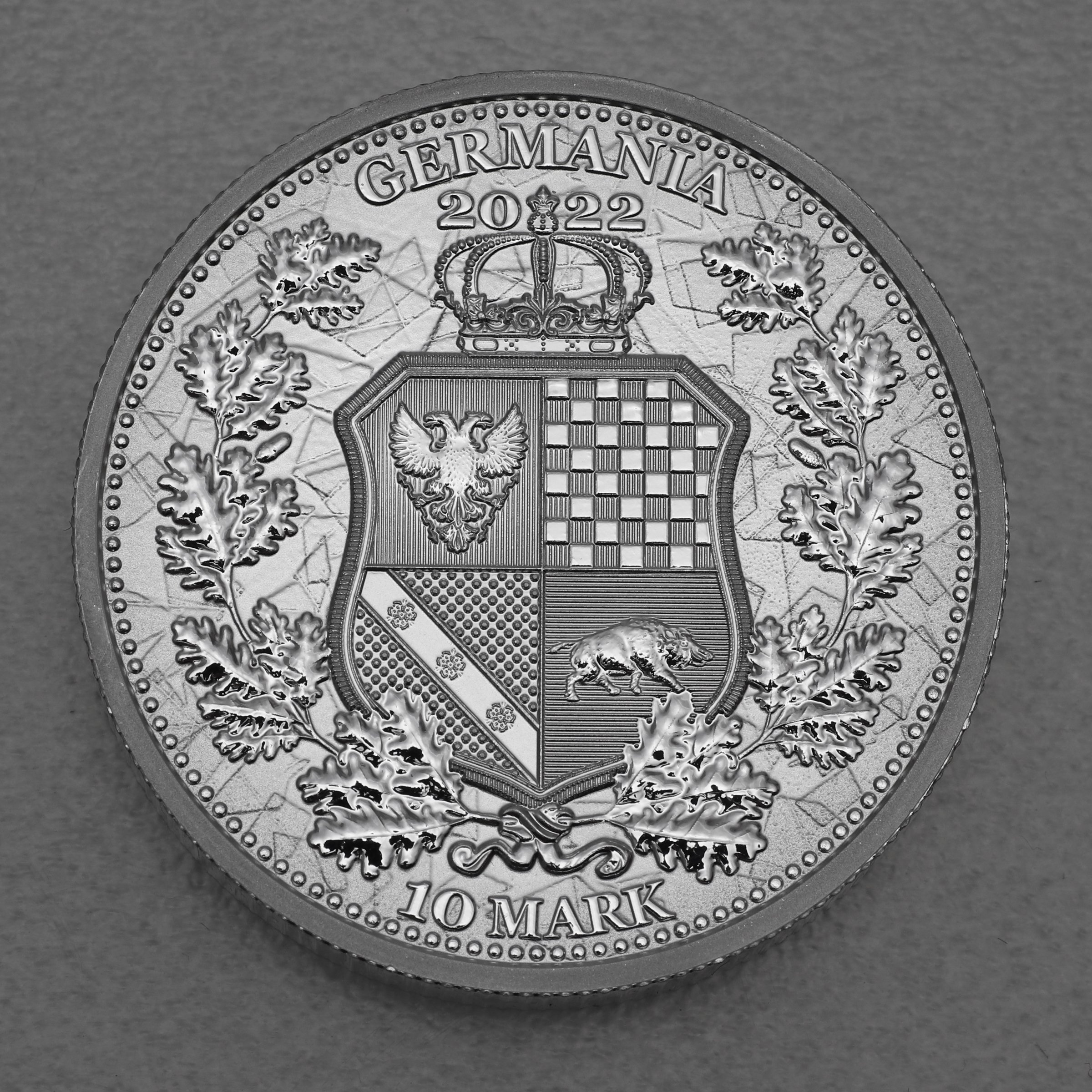 Silbermedaille 2oz "Polonia & Germania" 2022 Allegories (Polen) - Detailansicht 1