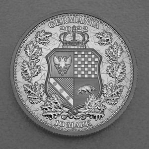 Silbermedaille 2oz "Polonia & Germania" 2022 Allegories (Polen) - Miniaturansicht 2