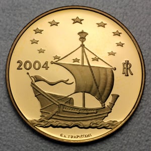 Goldmünze 20 Euro "Rene Magritte" 2004 Europa delle Arti Serie (Italien) - Miniaturansicht 2