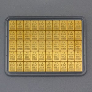 Goldtafel (50 x 1g Feingold) "CombiBar" gravierbar - Miniaturansicht 2