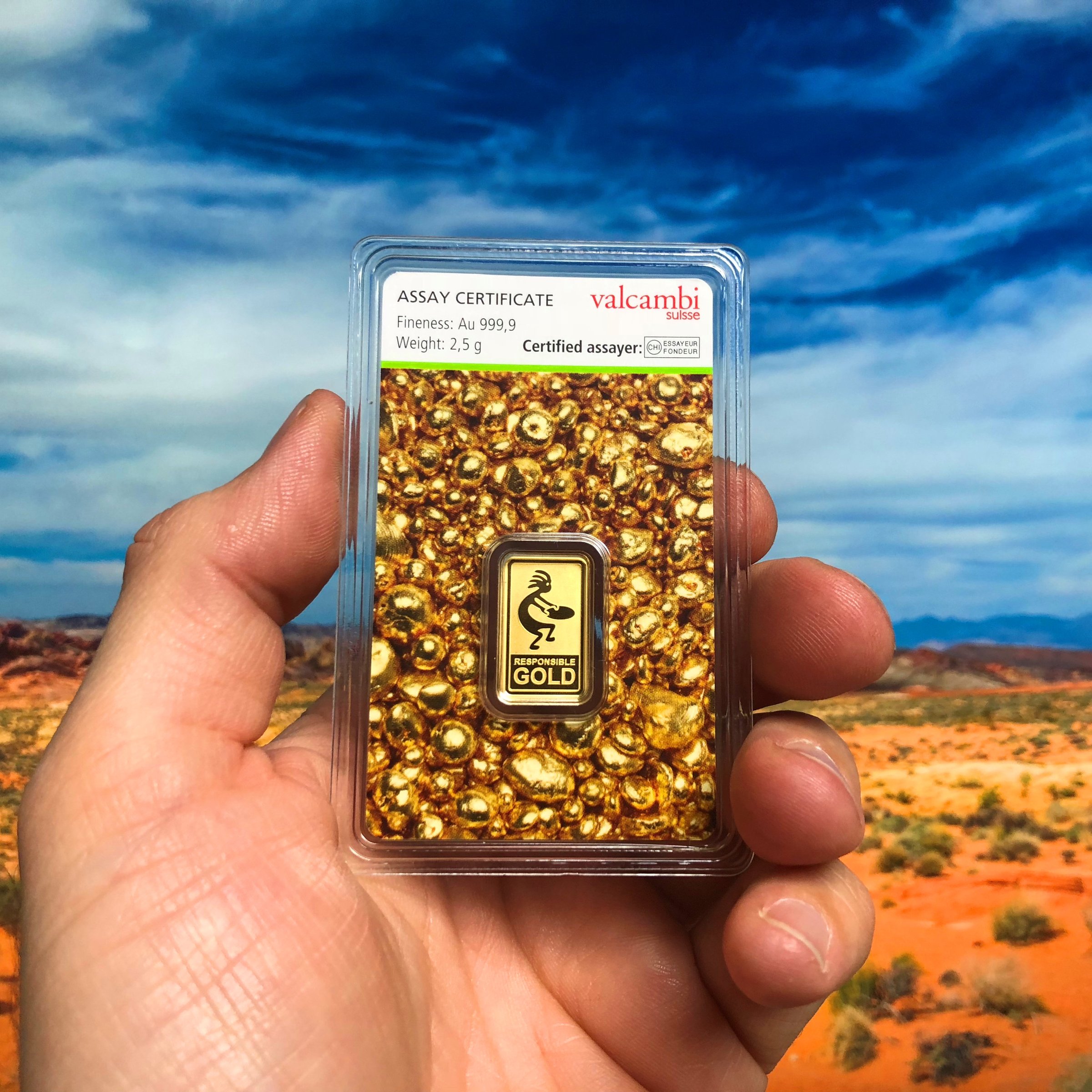 Goldbarren 2,5g "Auropelli" Responsible-Gold - Detailansicht 3