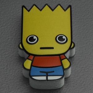 Silbermünze 1oz "Bart Simpson" 2022 (koloriert) Minted Mini – The Simpsons (Tuvalu) - Miniaturansicht 3