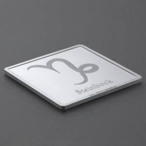 Silberbarren 1oz "Sternzeichen Steinbock" Gravurbarren quadratisch - Miniaturansicht 3