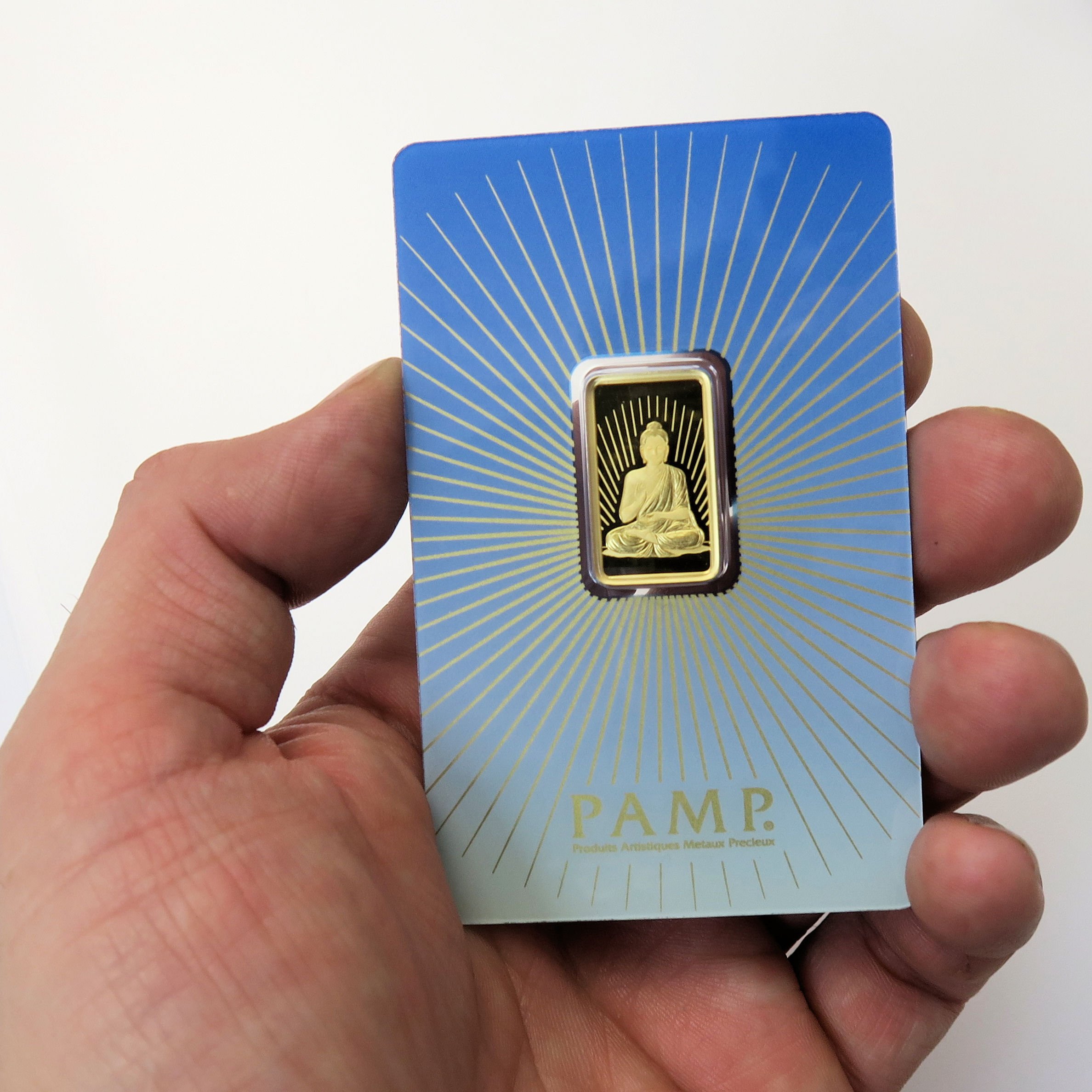 Goldbarren 5g PAMP "Buddha" - Detailansicht 1