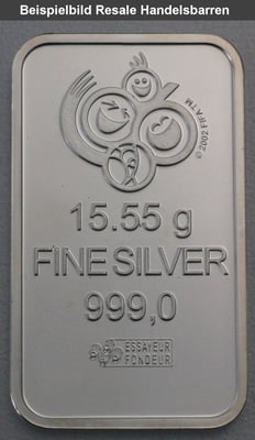 Silberbarren 1/2oz (Resale) - Miniaturansicht 2