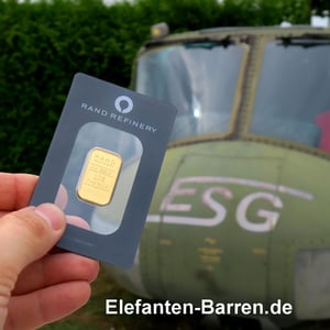 Goldbarren 10g Rand Refinery "Elefanten-Motiv" - Miniaturansicht 6