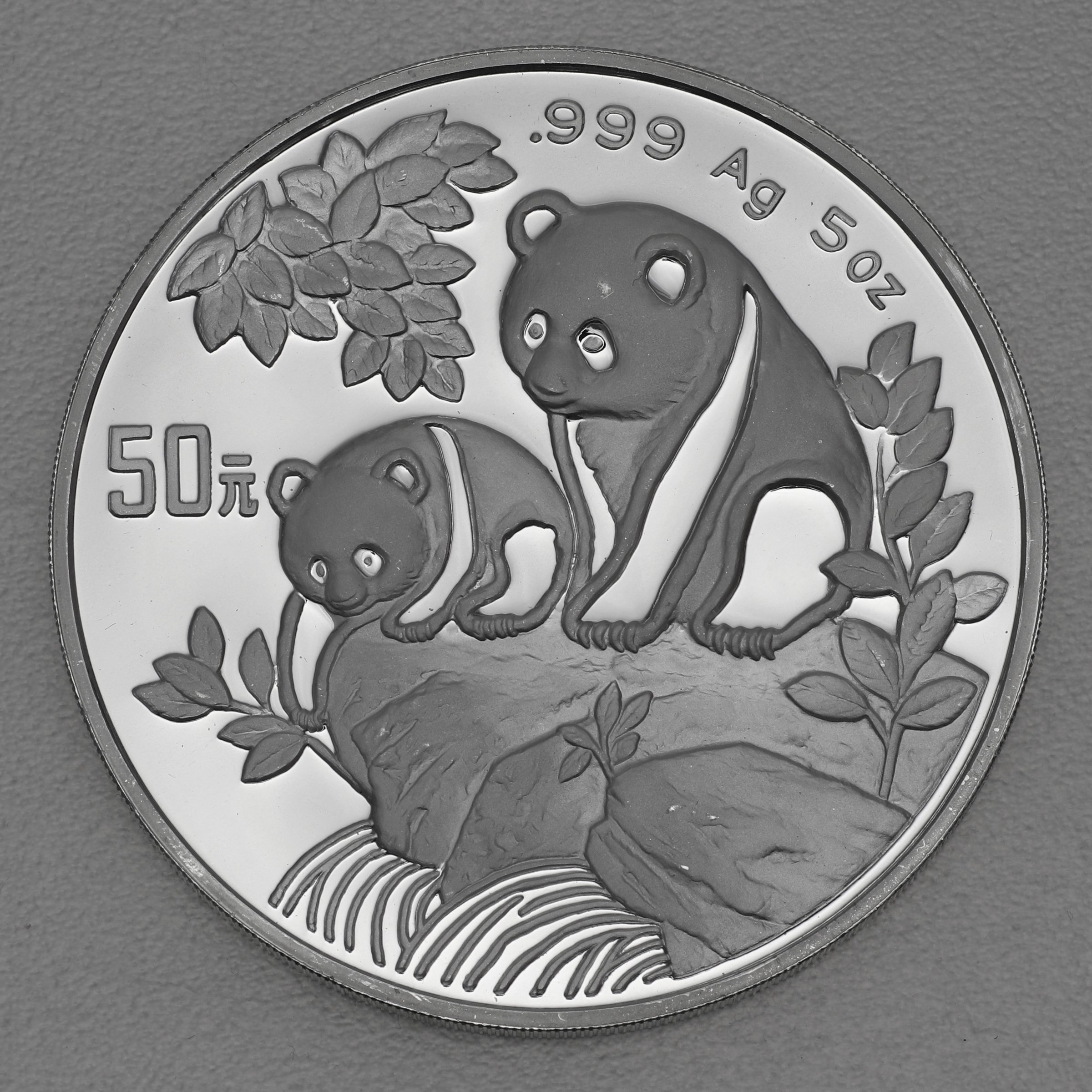 Silbermünze 5oz "Panda" 1992 (China) - Hauptansicht