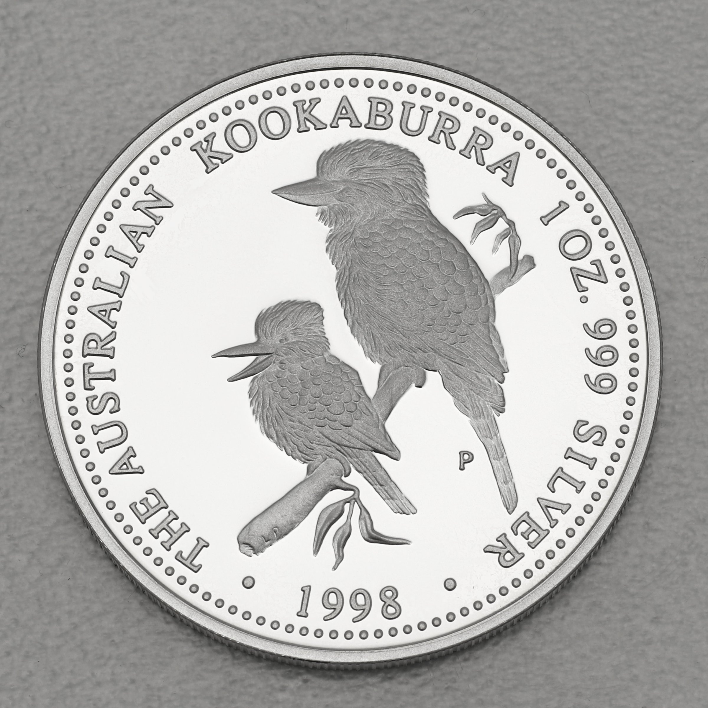 Silbermünze 1oz "Kookaburra" 1998 (PP) (Australien) - Hauptansicht