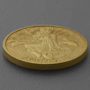 Goldmünze 1oz "Aphrodite" 2022 Gods of Olympus (Tuvalu) - Miniaturansicht 3