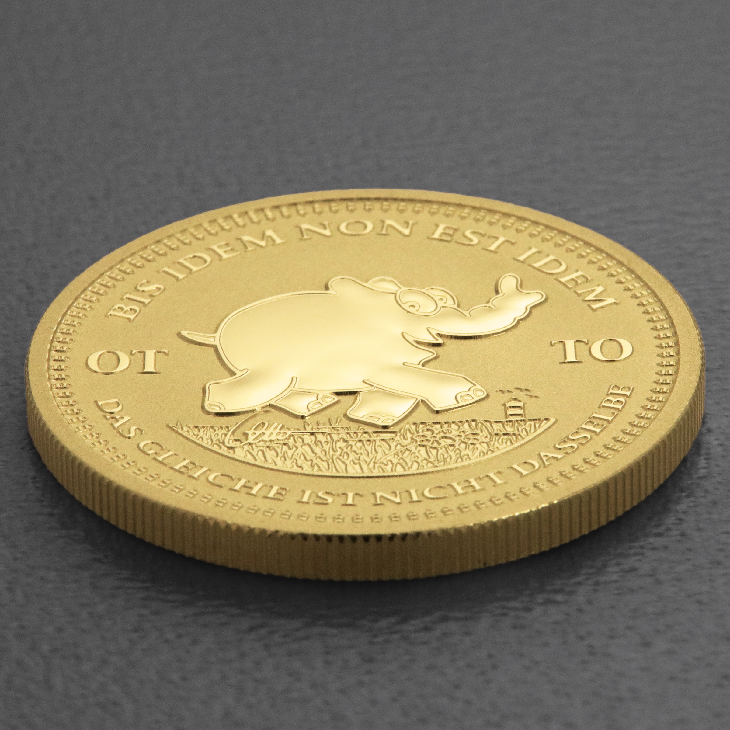 Goldmünze 1oz "Bis Idem Non Est Idem" 2024 Ottifanten – Ottirand (Tuvalu) - Detailansicht 2