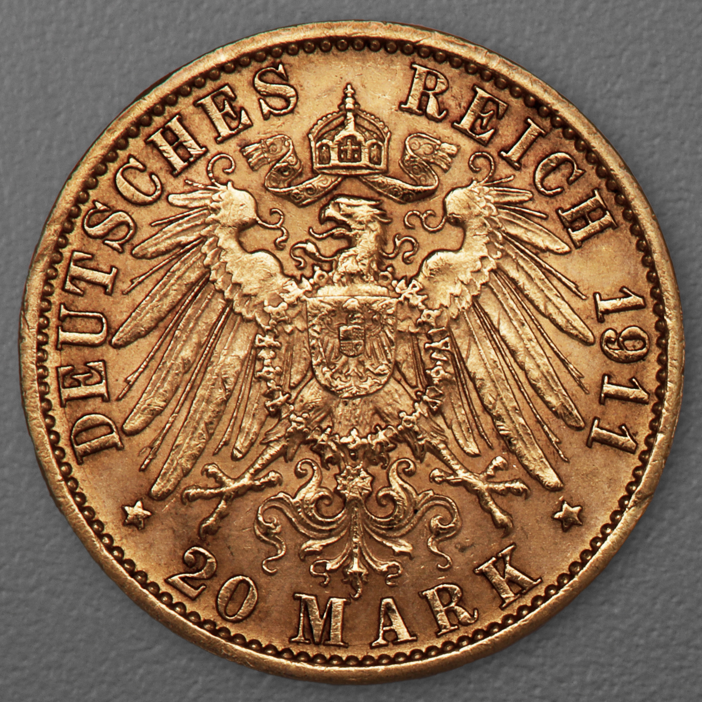 Goldmünze 20 Mark "Wilhelm II." 1911-A J.252 (Preußen) - Detailansicht 1
