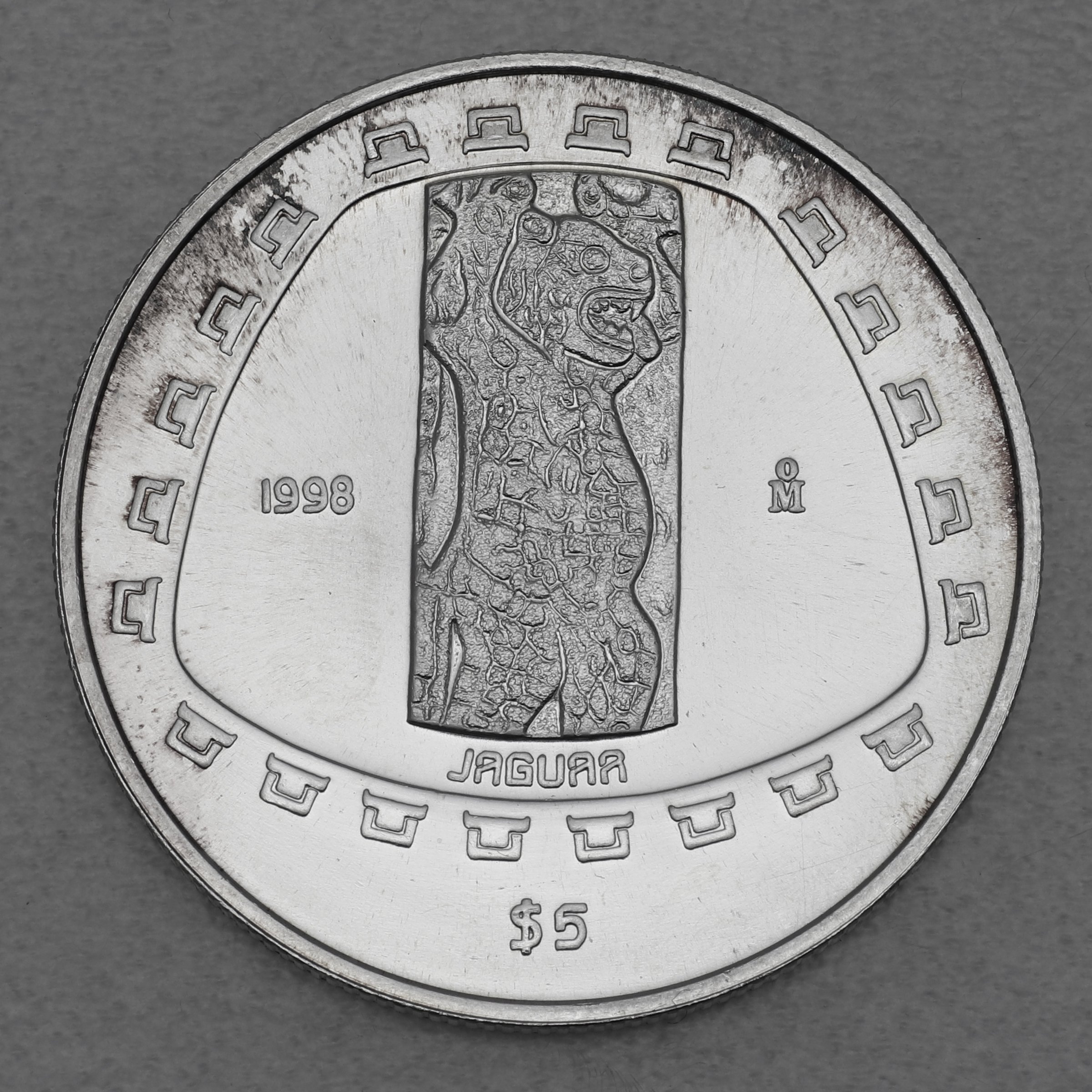 Silbermünze 1oz "Jaguar" 1998 Präkolumbische Kulturen – Tolteken (Mexiko) - Hauptansicht