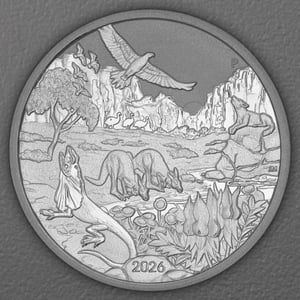 Platinmünze 1oz "The Outback" 2026 Wonders of Australia 19% (Australien) - Hauptansicht