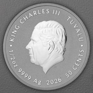 Silbermünze 1/2oz "Dune - House Atreides" 2026 (koloriert) (Tuvalu) - Miniaturansicht 2