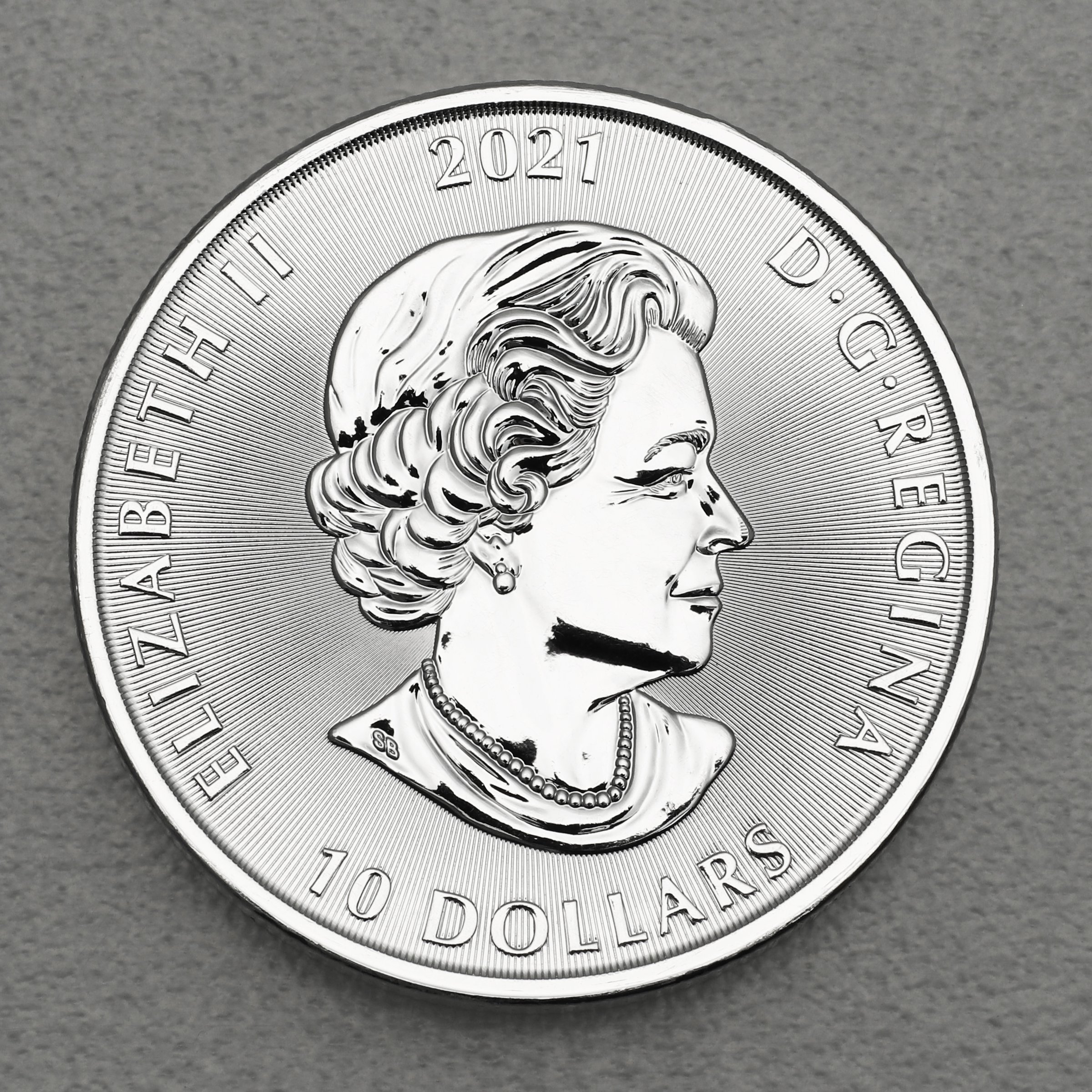 Silbermünze 2oz "Werwolf" 2021 Creatures of the North (Kanada) - Detailansicht 1