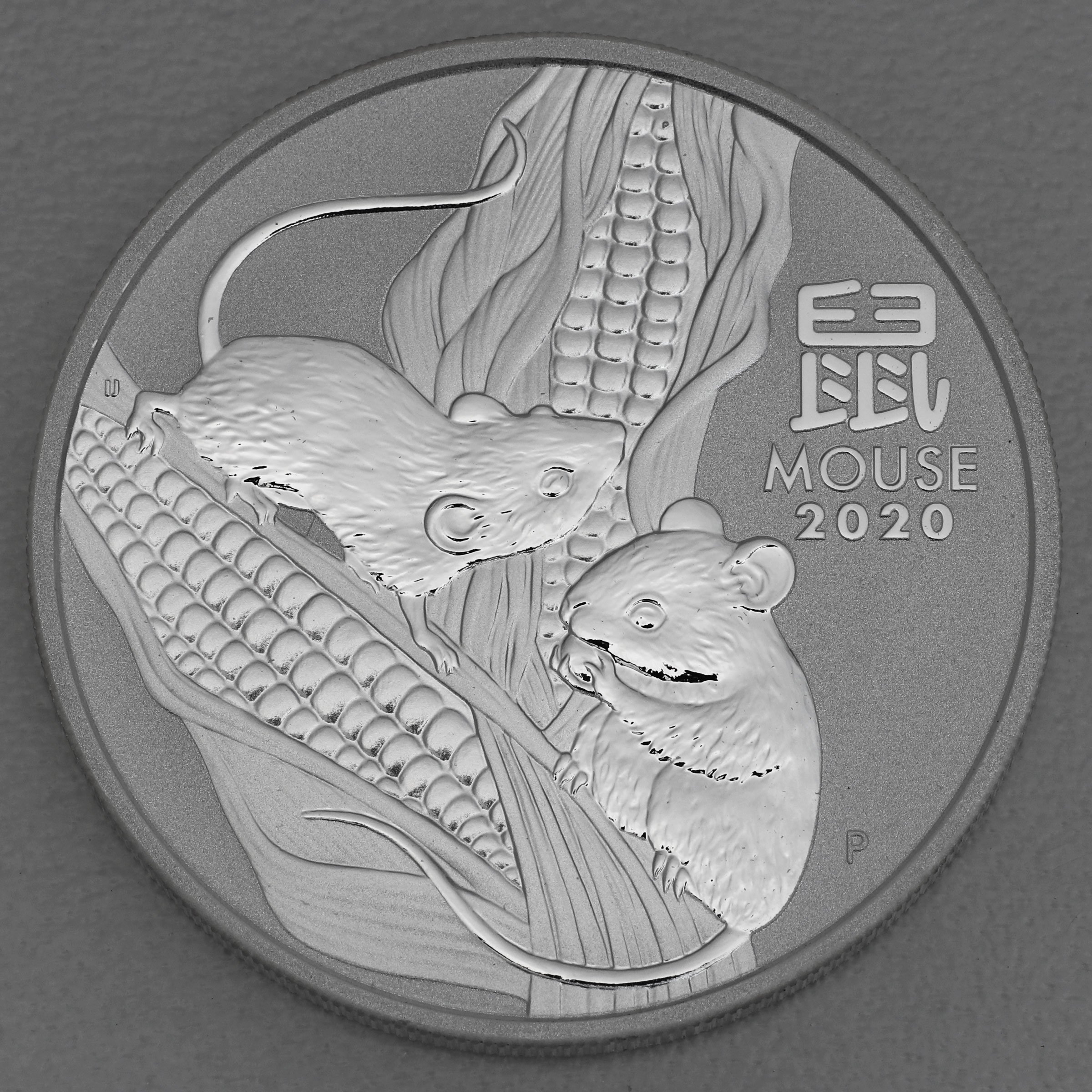 Silbermünze 1oz "Maus" 2020 Lunar III – Year of the Mouse (Australien) - Hauptansicht