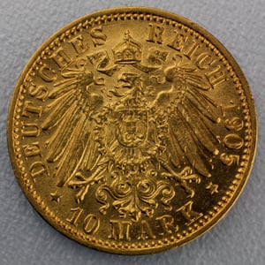 Goldmünze 10 Mark "Friedrich I." (Baden) - Miniaturansicht 4