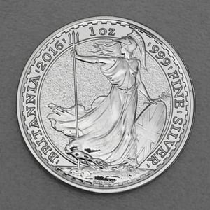 Silbermünze 1oz "Britannia" 2016 (Großbritannien) - Hauptansicht