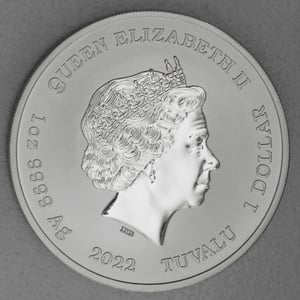 Silbermünze 1oz "Athena" 2022 Gods of Olympus 19% (Tuvalu) - Miniaturansicht 2