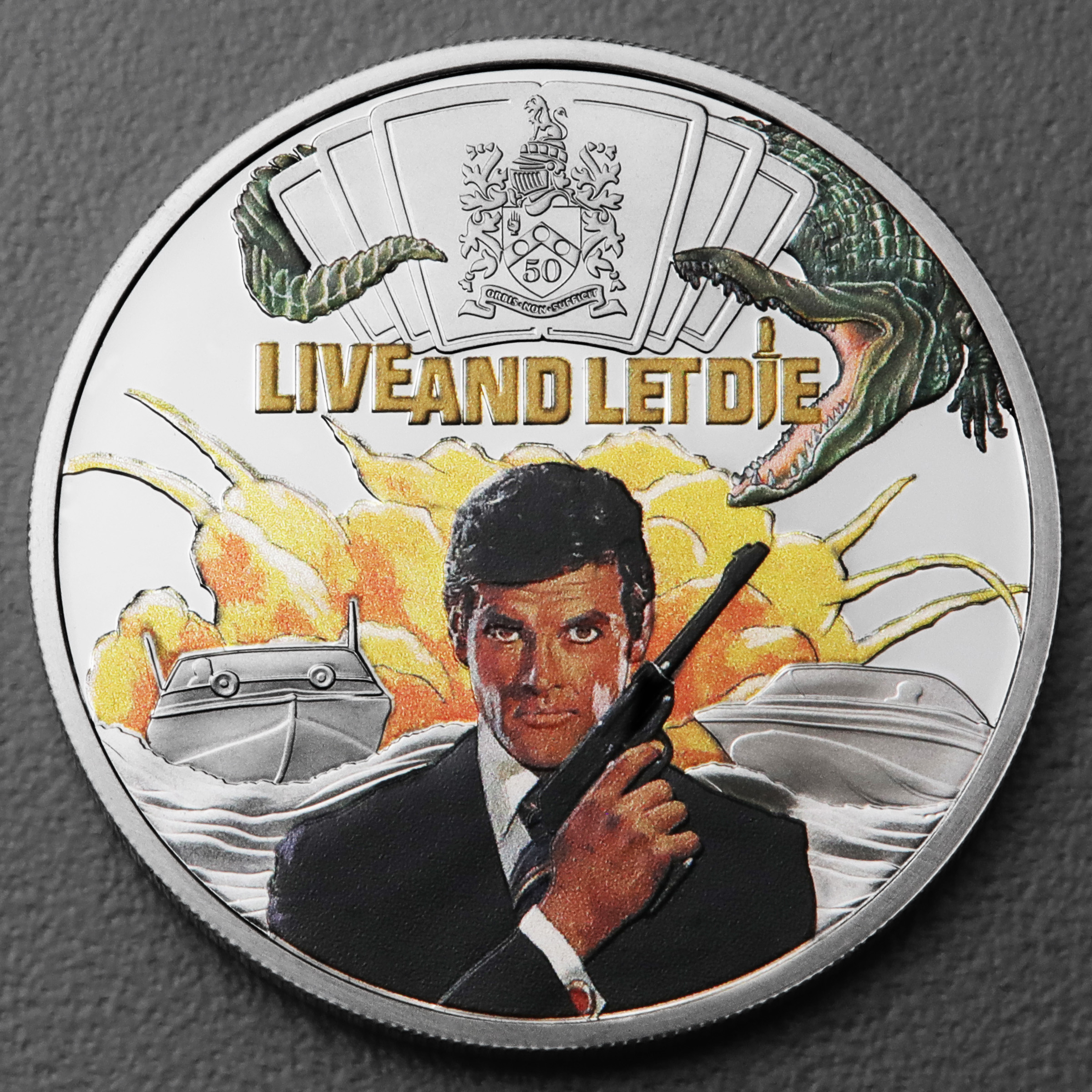 Silbermünze 1oz "Live and Let Die" 2023 (PP/kol.) James Bond (Tuvalu) - Hauptansicht