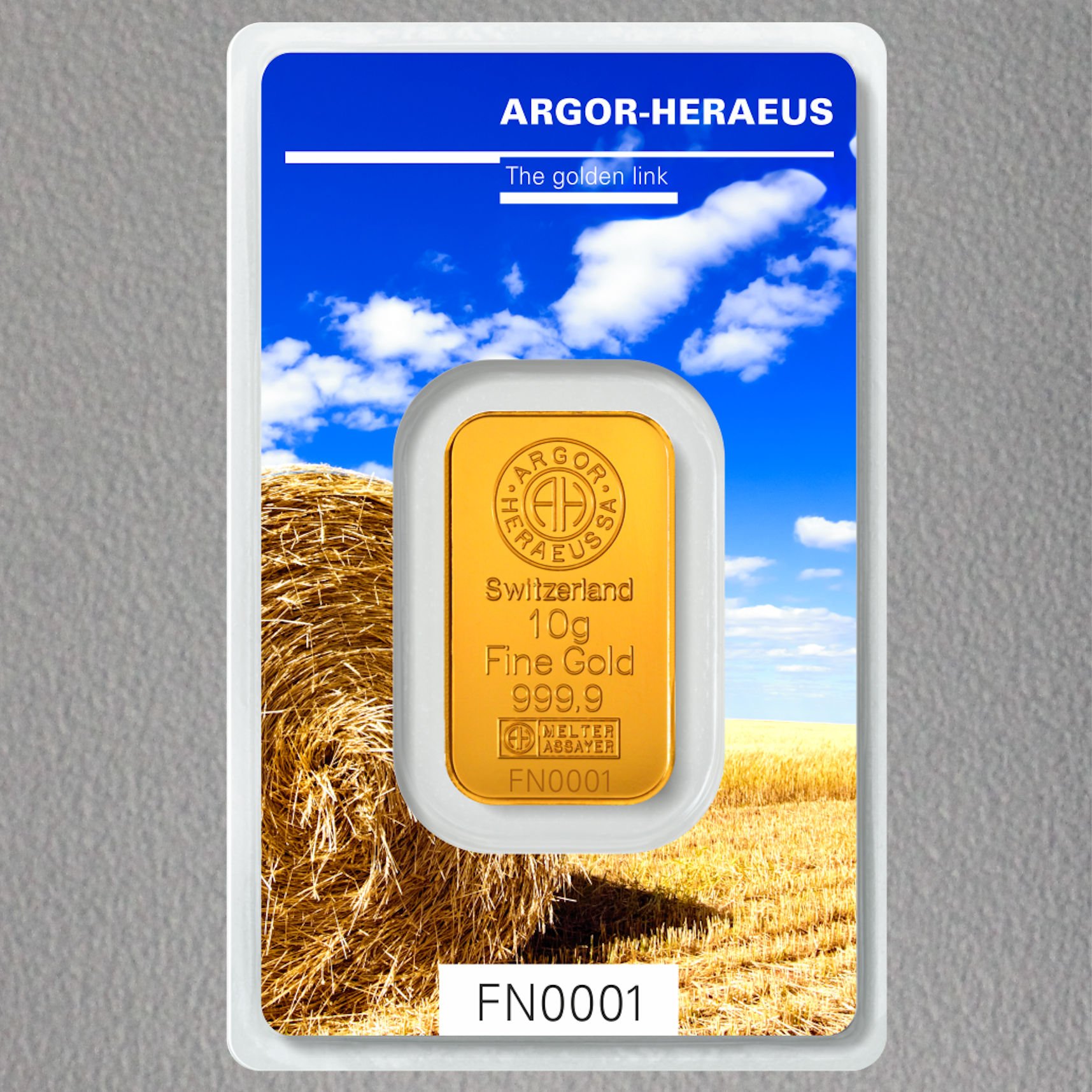 Goldbarren (4x 10g) "Following Nature" ARGOR - Detailansicht 3