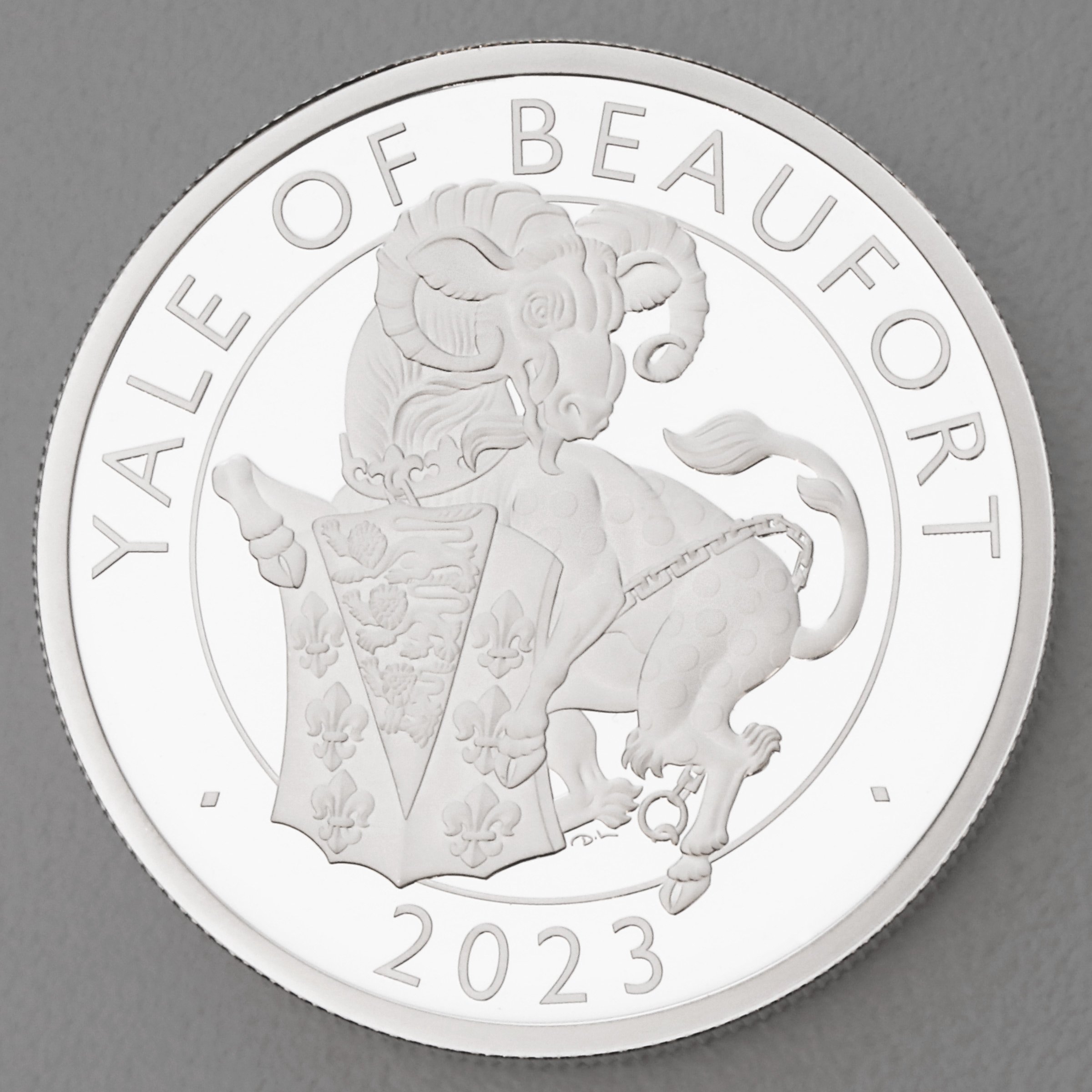 Silbermünze 2oz "Yale of Beaufort" 2023 (PP) Royal Tudor Beasts 19% (Großbritannien) - Hauptansicht