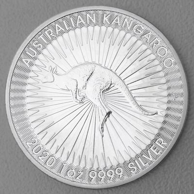 Silbermünze 25 x 1oz "Känguru" verschiedene Jahrgänge Tube diff. (Australien) - Hauptansicht