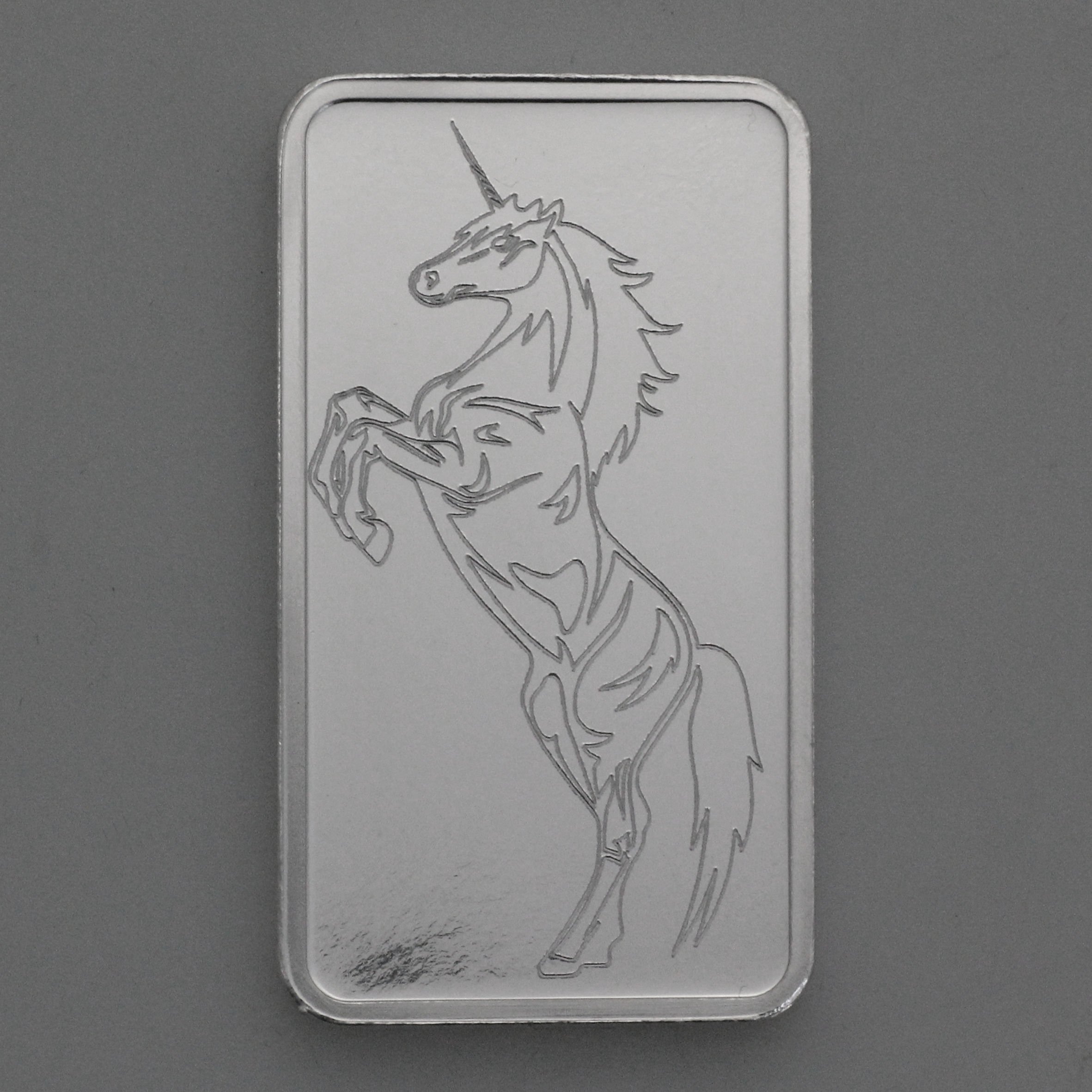 Silberbarren 1oz "Einhorn/Unicorn" ESG - Hauptansicht