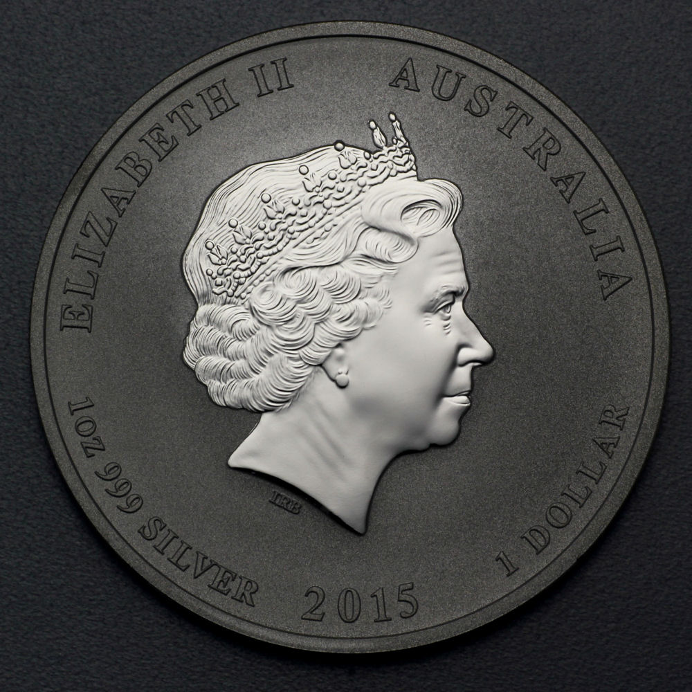 Silbermünze 1oz "Ziege" 2015 Lunar II – Year of the Goat (Australien) - Detailansicht 1