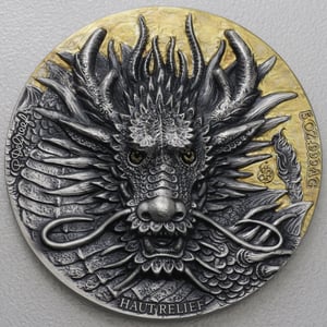 Silbermünze 2 x 5oz "Dragon Edition Signatur" 2024 Set – 2-teilig (Elfenbeinküste) - Miniaturansicht 4