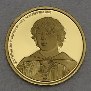 Goldmünze 1/4oz "Frodo Beutlin" 2021 (PP) Herr der Ringe (Niue) - Hauptansicht